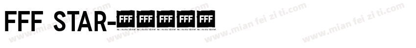 FFF Star字体转换